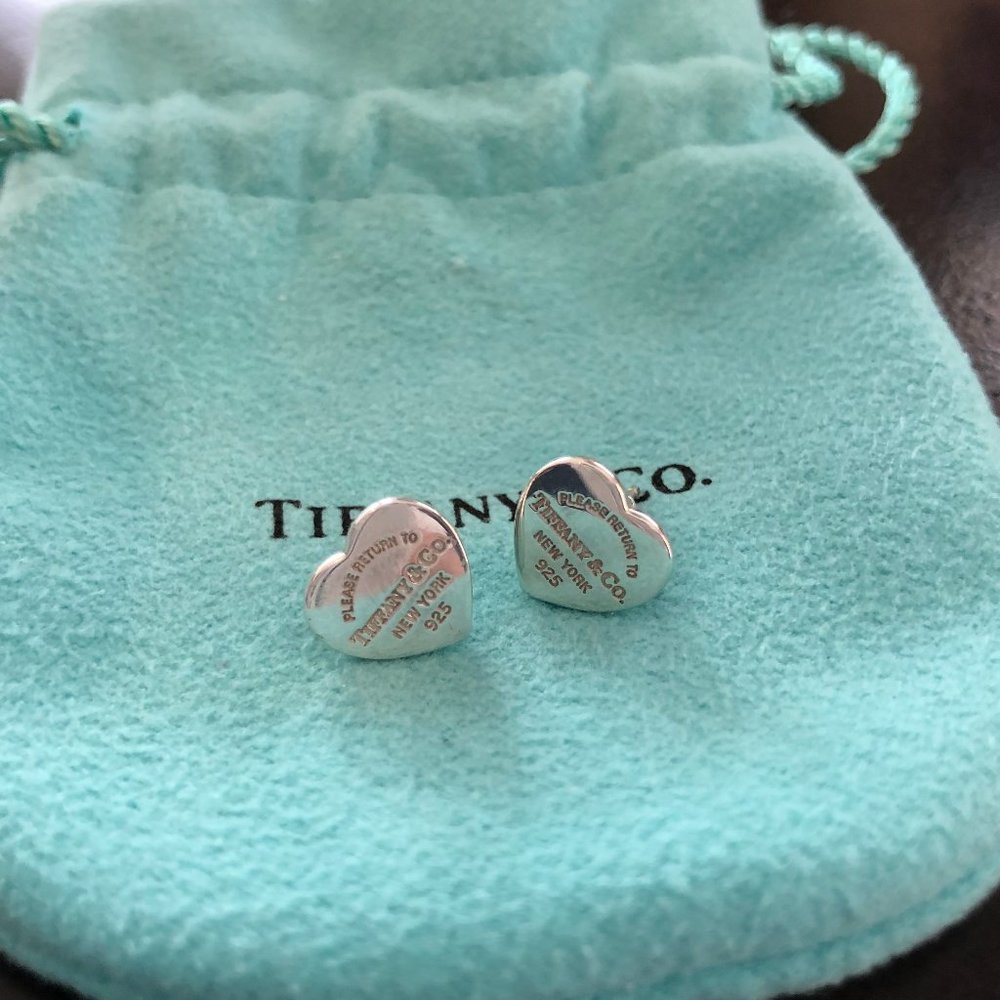 Mini Heart Tiffany & Co. Earrings